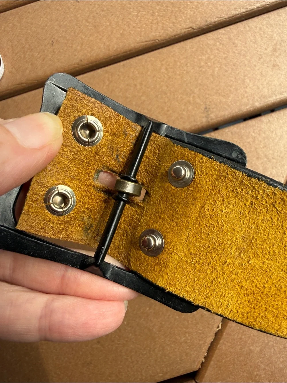 Salvatori Saddle Leather Tooled Hand Rubbed Belt